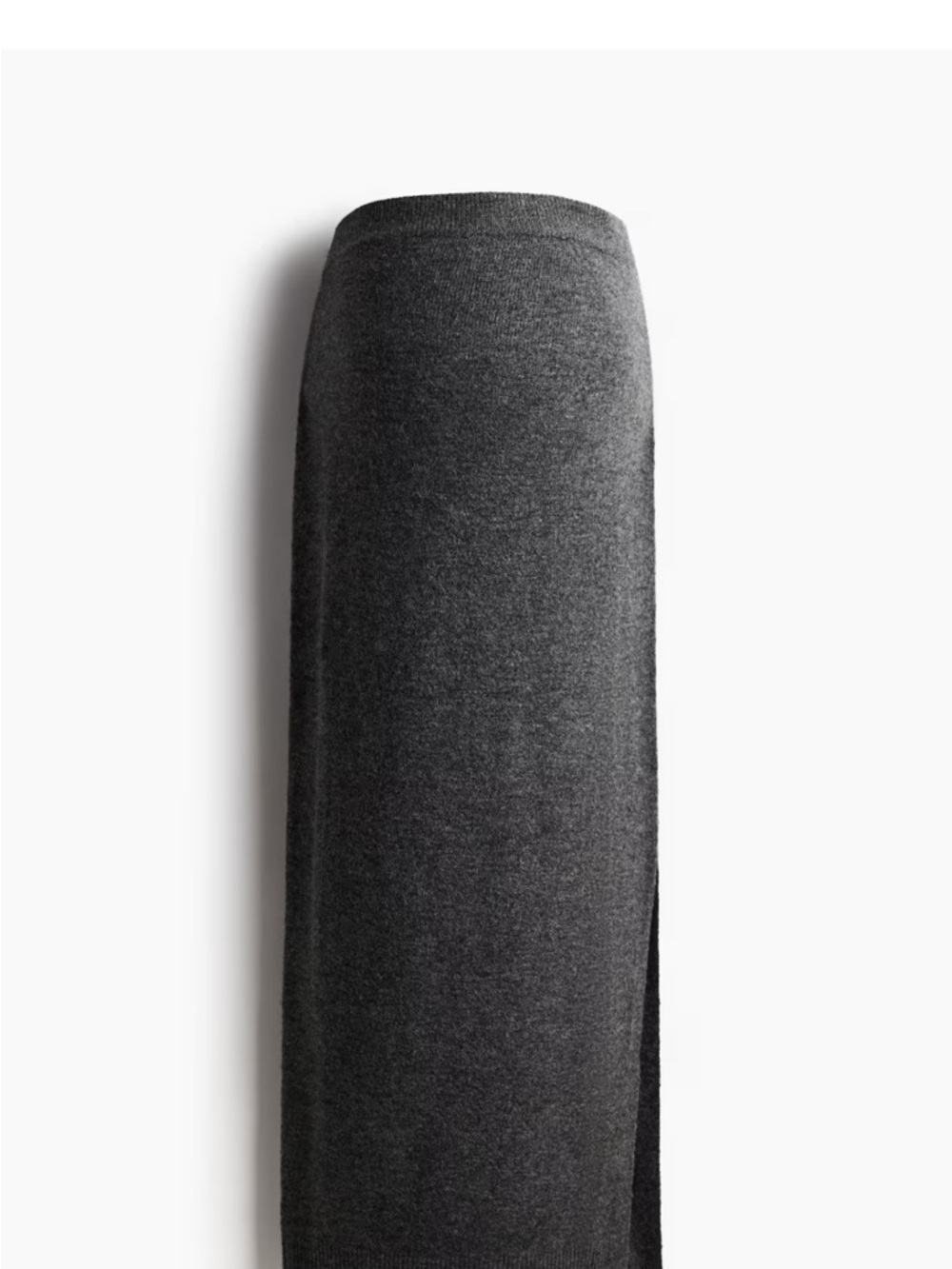 Mama H&M Dark Gray Maxi Knit Skirt